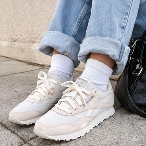 Reebok Classic White Cream Sneakers Women's Size 6 Retro